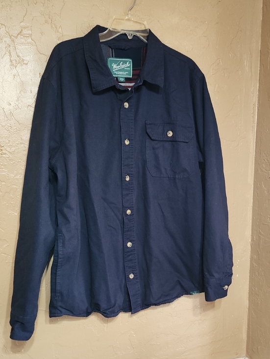 Woolrich Other - Woolrich Blue Shirt/Jacket Size Large